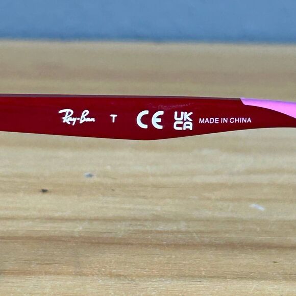 RayBan RB 1612 3777 Eyeglasses Cat Eye Transparent Pink Frame Only 48-15 130 - Picture 6 of 7